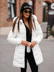 Dámska bunda biela OZONEE JS/16M9121/281Z