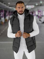 Pánska Vesta Grafitová OZONEE JS/57M7507/105Z