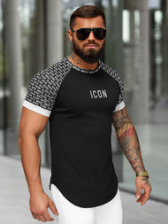 Pánske Tričko Čierne OZONEE O/B1212