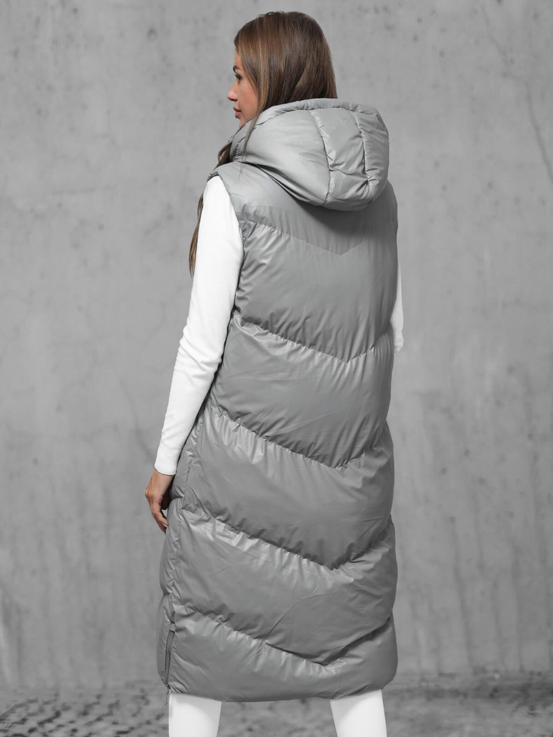 Dámska Vesta Sivé OZONEE JS/5M3183/105