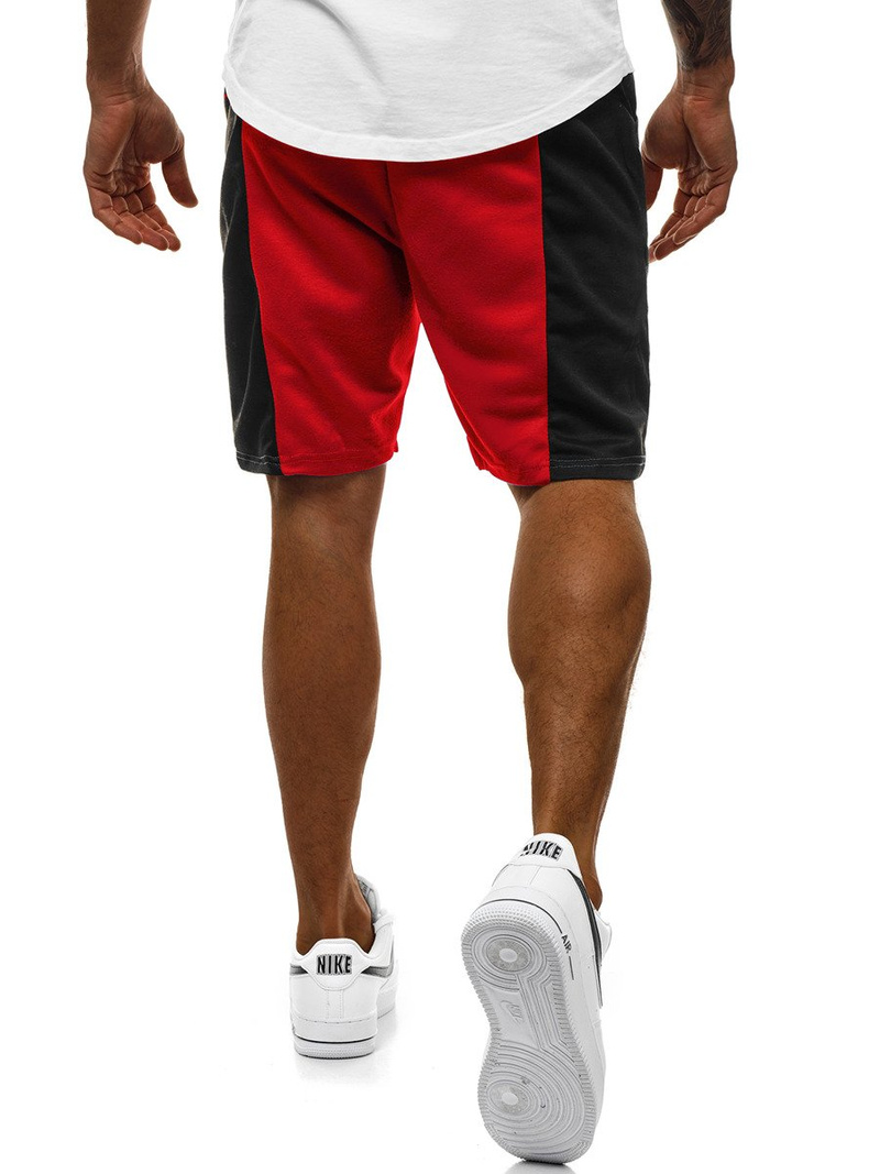 Pánske kraťasy Červeno-Čierny OZONEE JS/81016Z