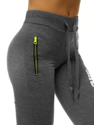 Dámske tepláky grafit OZONEE O/9927