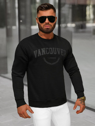 Pánska Mikina Čierna OZONEE JS/8B1363/3