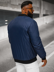 Pánska Bunda Námornícka Modrá OZONEE JS/AK95Z