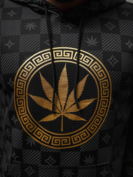 Pánska Mikina Čierna OZONEE O/B265