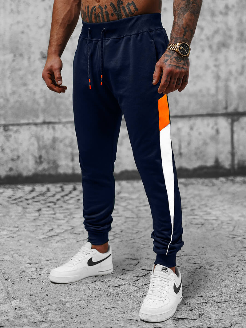 Pánske Tepláky Námornícke Modré OZONEE JS/8K176