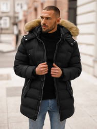 Pánska Bunda Čierna OZONEE JS/5M3122/392Z