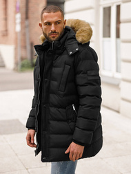 Pánska Bunda Čierna OZONEE JS/5M3122/392Z