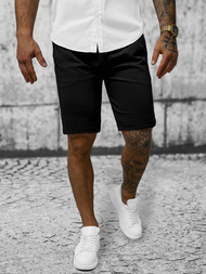 Pánske Chino Kraťasy Čierne OZONEE O/P4052