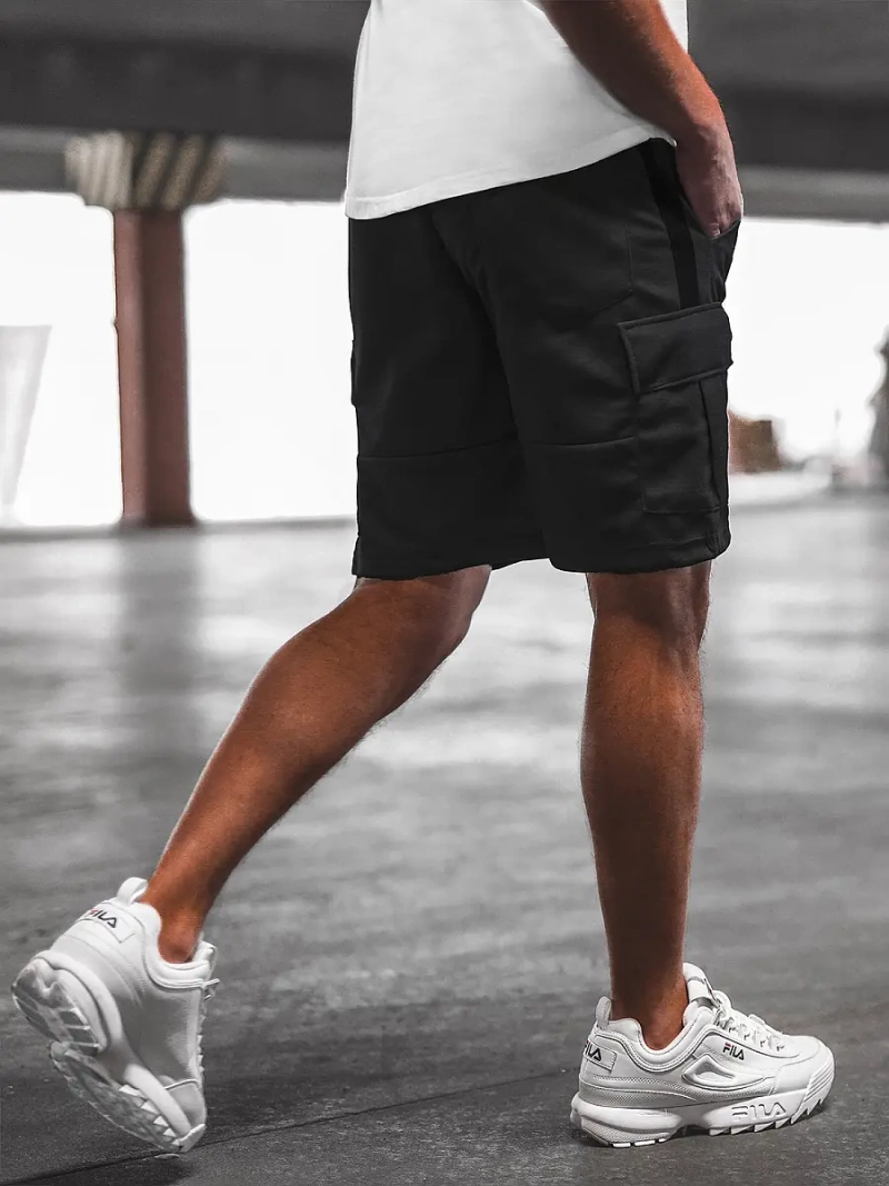 Pánske Kraťasy Čierne OZONEE O/WW20016/1