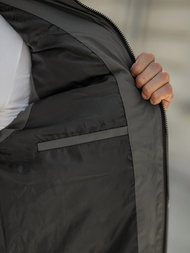 Pánska Vesta Grafitová OZONEE JS/32M1780/105