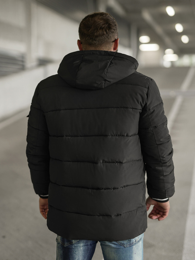 Pánska Bunda Čierna OZONEE JS/57M7502/392Z