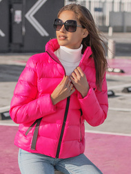 Dámska Bunda ružová OZONEE JS/M23061/1Z