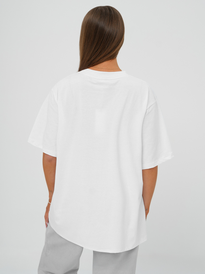 Dámske Tričko Biele OZONEE DJ77423