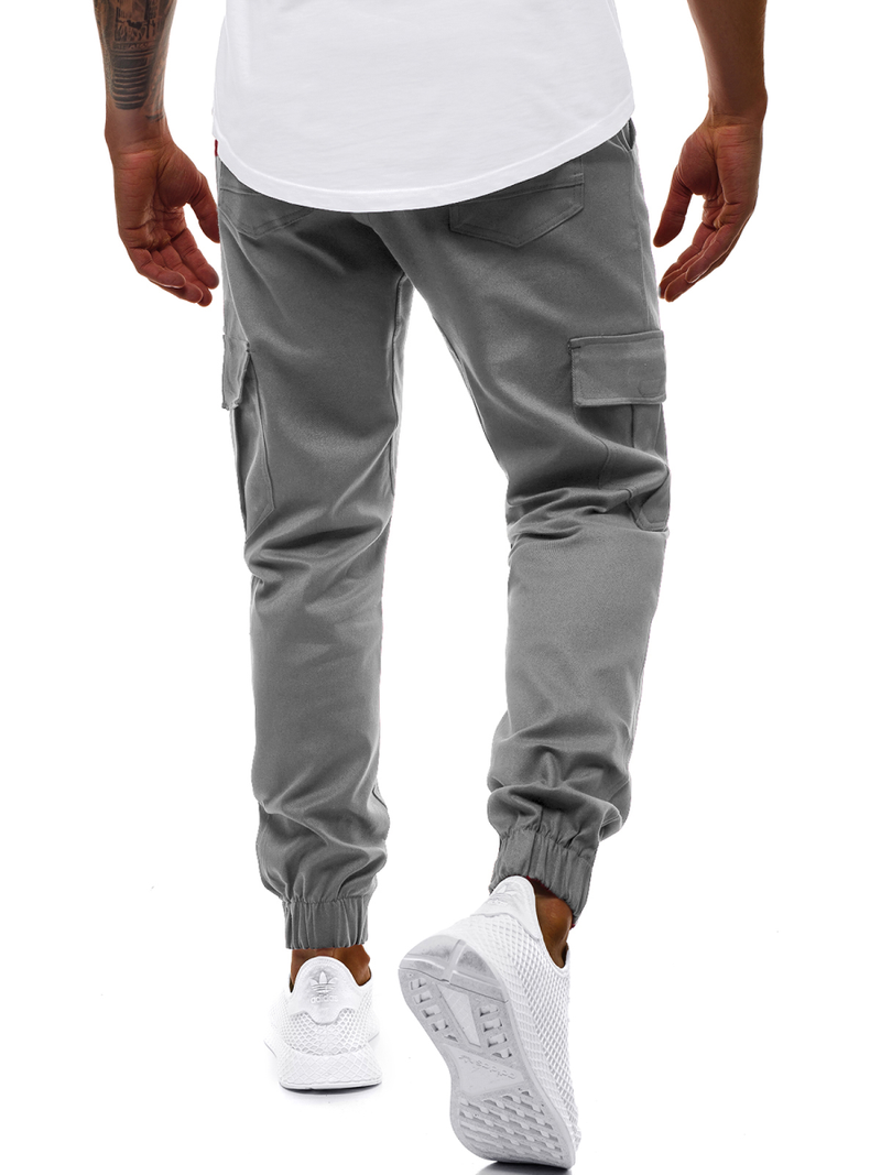 Pánske jogger nohavice Sivé OZONEE A/404