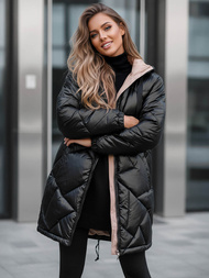 Dámska bunda čierna OZONEE JS/5M3189/392Z