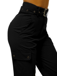 Dámske jogger nohavice Čierne OZONEE O/HM001