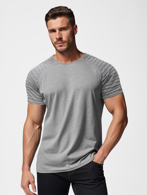 Pánske Tričko Grafitové OZONEE JS/8T88/5