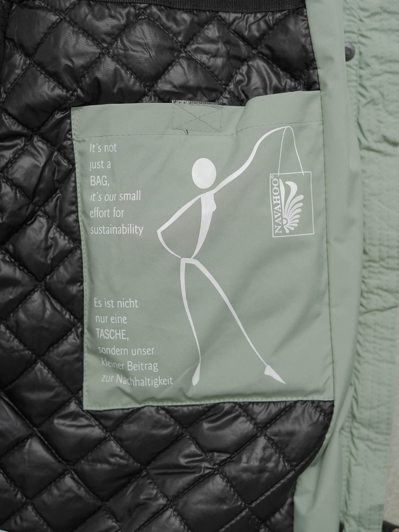 Dámska bunda mentolová OZONEE O/W377