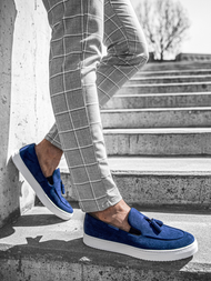 Pánske slip-on tenisky Námornícke Modré TAM/475