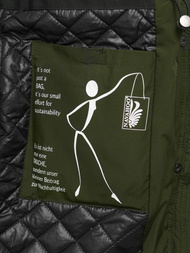 Dámska bunda khaki OZONEE O/W377Z