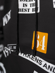 Pánska Mikina Čierna OZONEE JS/8B1250/3