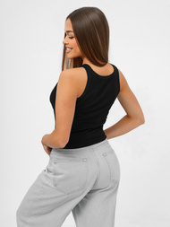 Dámske Tielko Čierne OZONEE JS/96T665/3