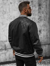 Pánska Bunda Čierna OZONEE O/3A172