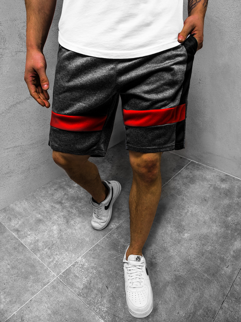 Pánske kraťasy grafitové OZONEE JS/81012Z