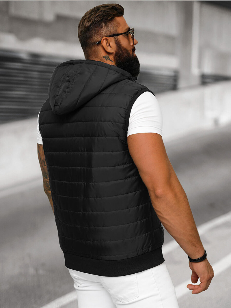 Pánska Vesta Čierna OZONEE JS/MY88Z