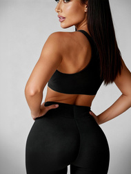 Dámske Legíny Čierne OZONEE JS/YW06011/1Z