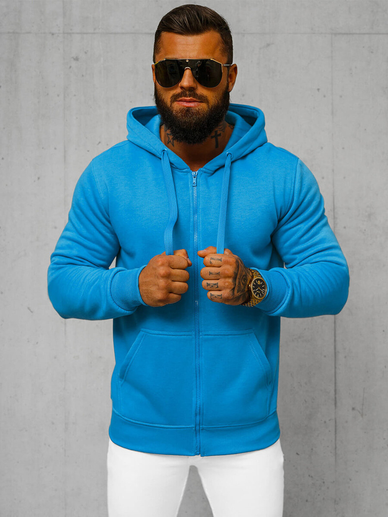 Pánska Mikina Blankytná OZONEE JS/2008Z