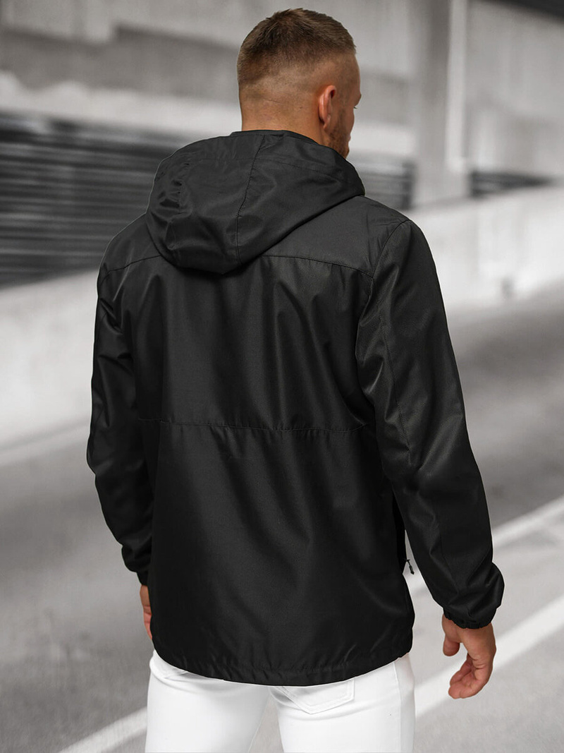 Pánska Bunda Čierna OZONEE JS/22M311/392Z