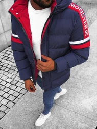 Pánska Bunda Námornícka Modrá OZONEE JS/M8103