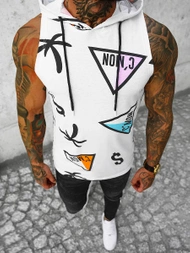 Pánske tielko biele OZONEE O/BL308Z