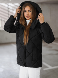 Dámska bunda čierna OZONEE JS/5M3175/392Z