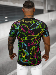 Pánske Tričko Čierne OZONEE O/T1272/3