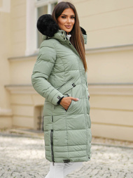 Dámska bunda mentolová OZONEE O/W377Z