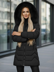 Dámska bunda čierna OZONEE JS/16M9121/392Z