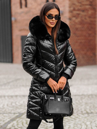 Dámska bunda čierna OZONEE JS/16M9100/392Z