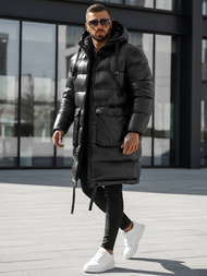 Pánska bunda čierna OZONEE O/M3205Z