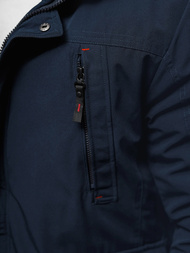 Pánska Bunda Námornícka Modrá OZONEE JS/5M718/215