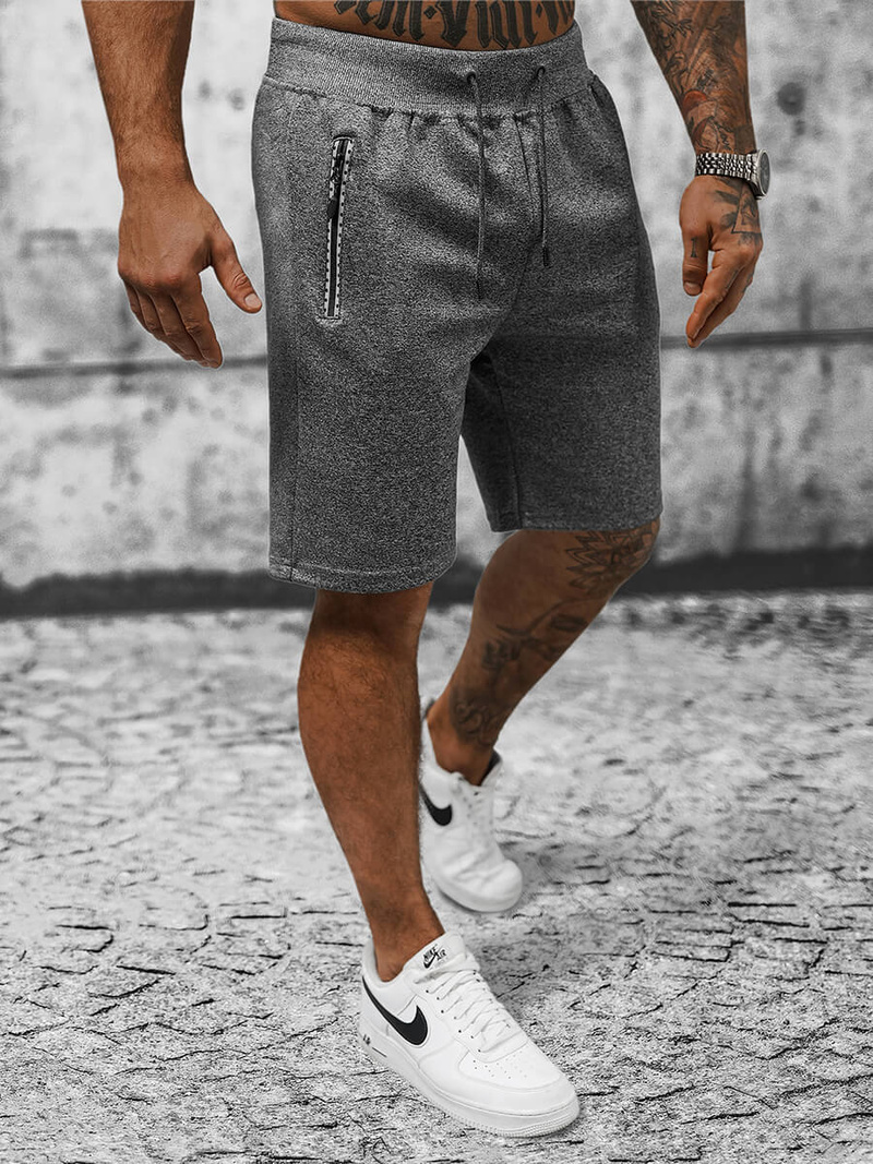 Pánske kraťasy grafitové OZONEE JS/8K297