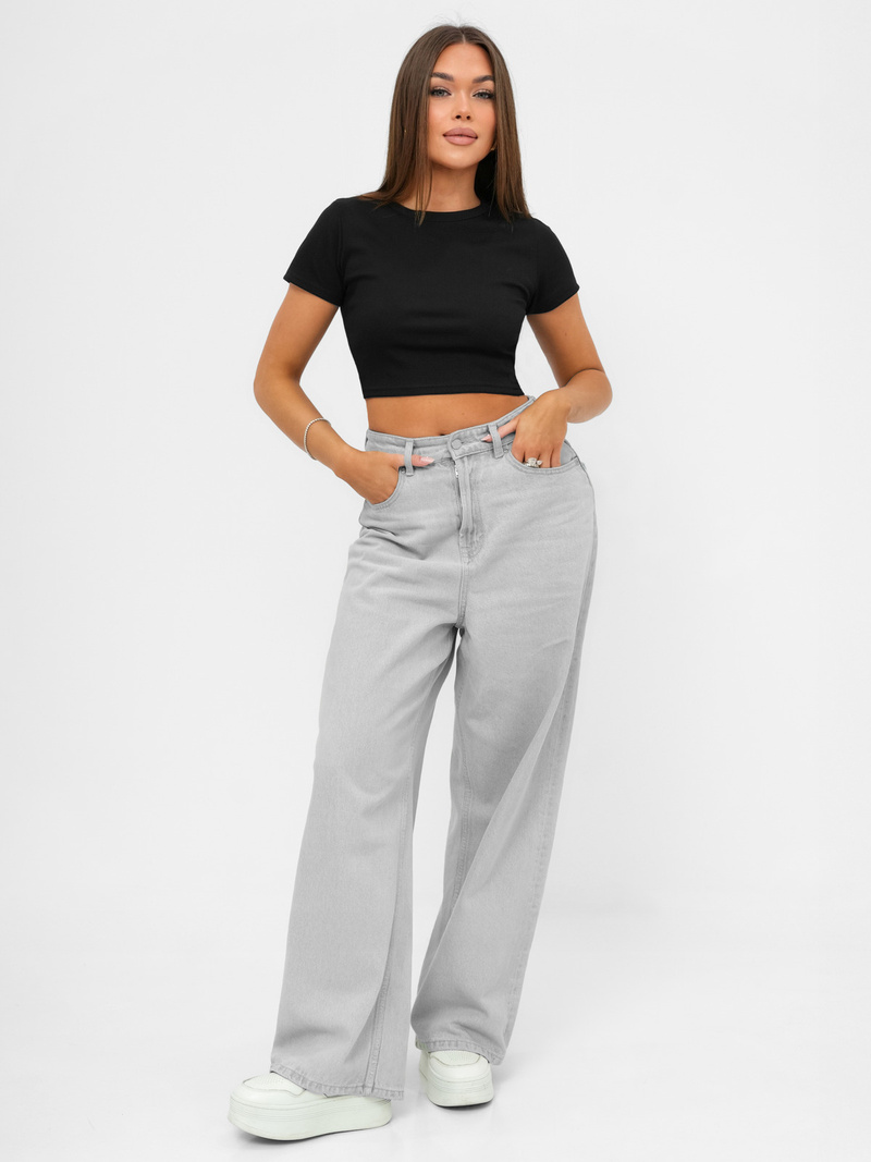 Dámske Tričko Čierne OZONEE JS/96T666/3