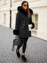 Dámska Zimná Bunda Čierna OZONEE JS/16M9062/392Z