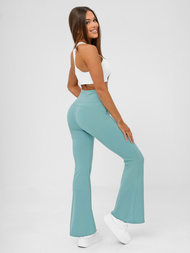 Dámske legíny so širokými nohami mentolová OZONEE JS/KTK006-J