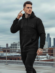 Pánska Mikina Čierna OZONEE JS/8B1972/3