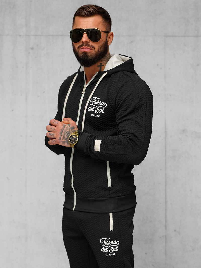 Pánska Tepláková Súprava Čierny OZONEE O/FF5032AB