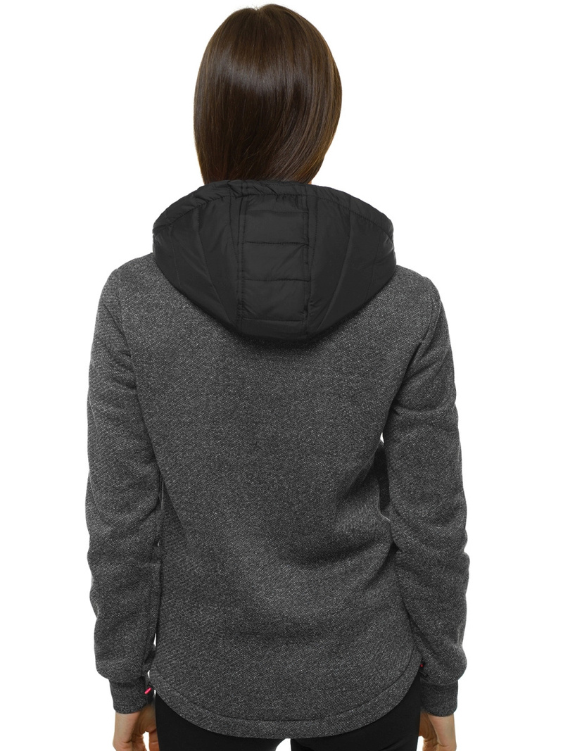 Dámska Bunda Čierna OZONEE JS/KSW4003