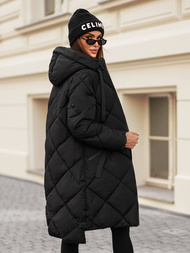 Dámska bunda čierna OZONEE JS/5M3168/392Z